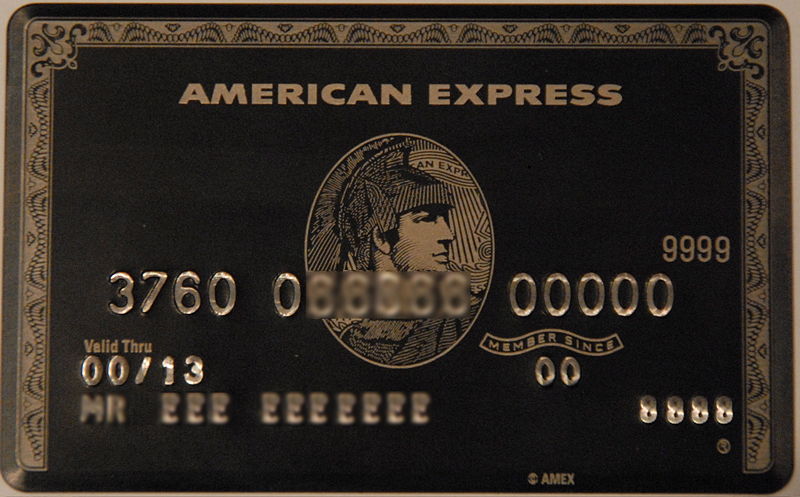 5. american express centurion card 5. american express centurion card