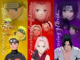 Naruto, Sakura, Sasuke