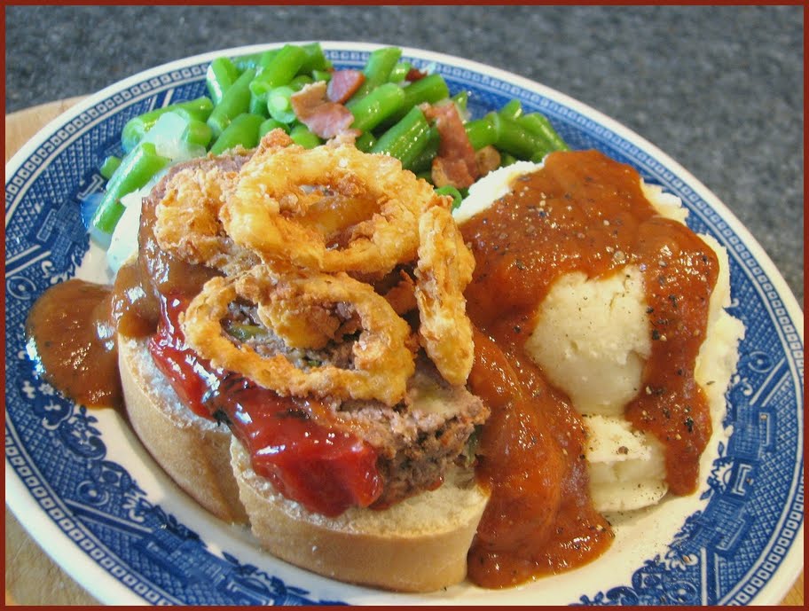 Fat Johnny's Front Porch Hot Meatloaf Sandwich