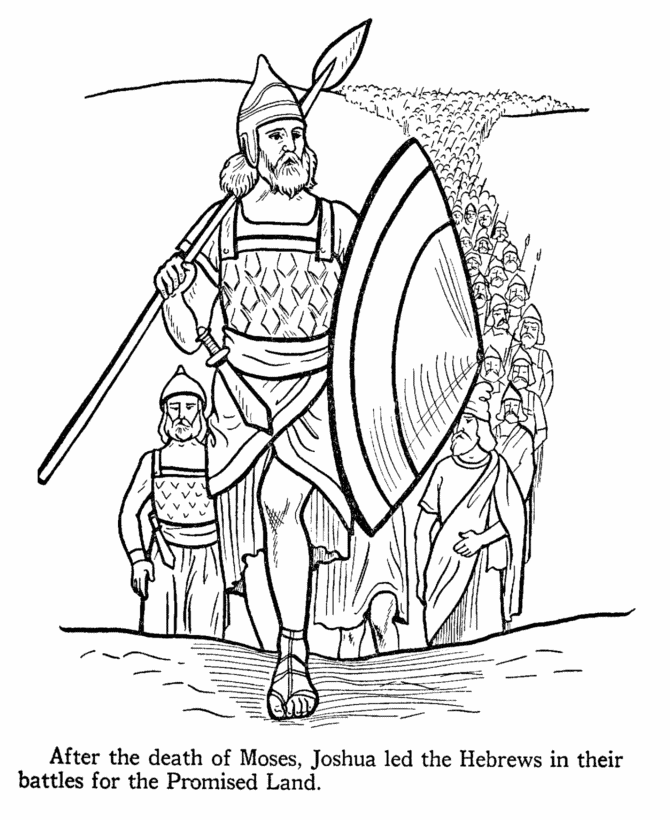 597 Unicorn Joshua 1 9 Coloring Page for Kids