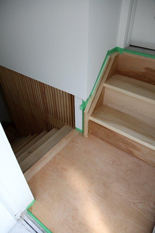 8FOOTSIX Basement stairs Clear coat