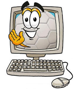 cartoon at computer