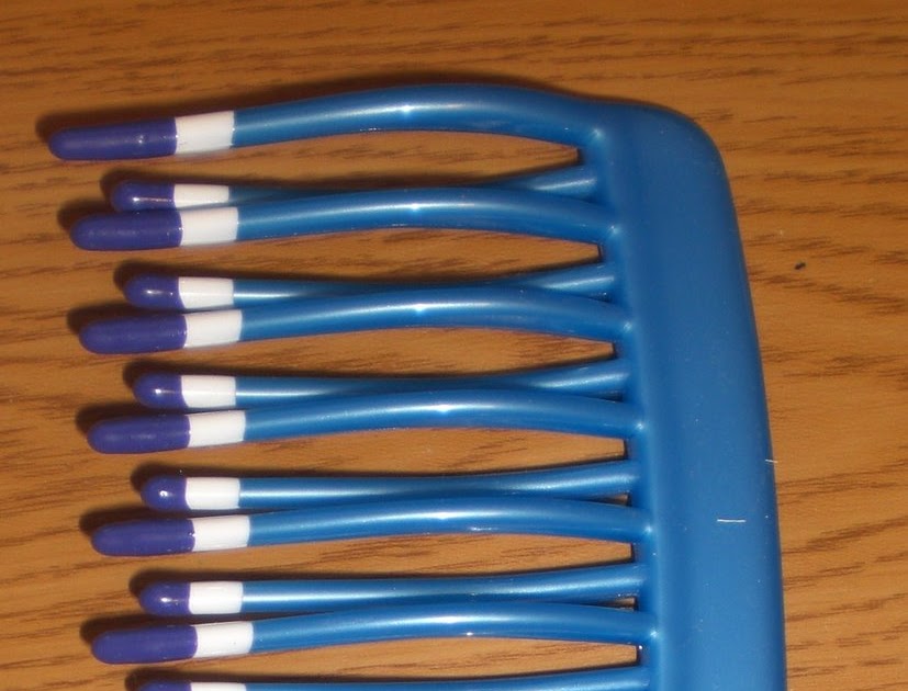 Cotton Candy Fro Conair Detangling Comb for Wavy/Curly Hair