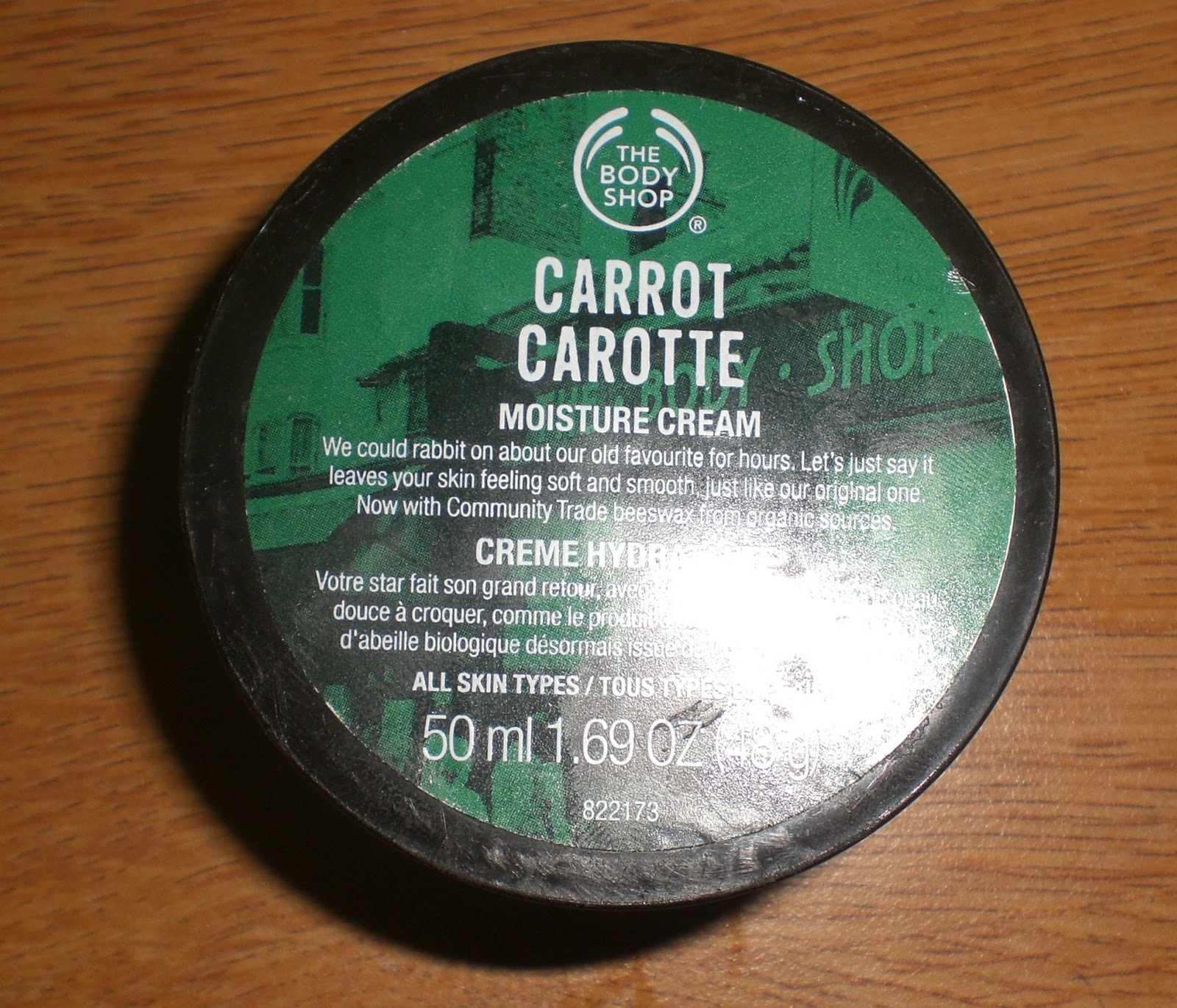 Cotton Candy Fro The Body Shop Carrot Moisture Cream