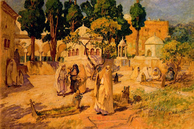 Arab Girls on Arab Women At The Town Wall