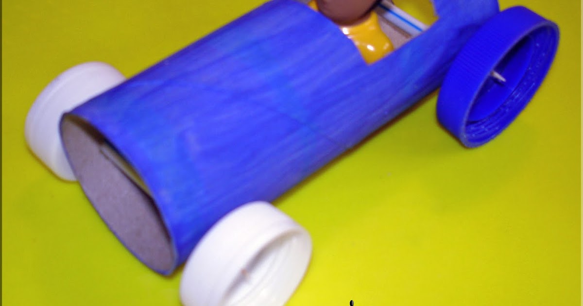 Preschool Crafts for Kids* Toilet Roll Car Toy Craft