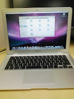 Apple MacBook Airのログイン完了。