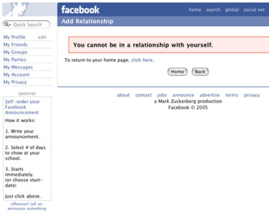 Facebook Single Status