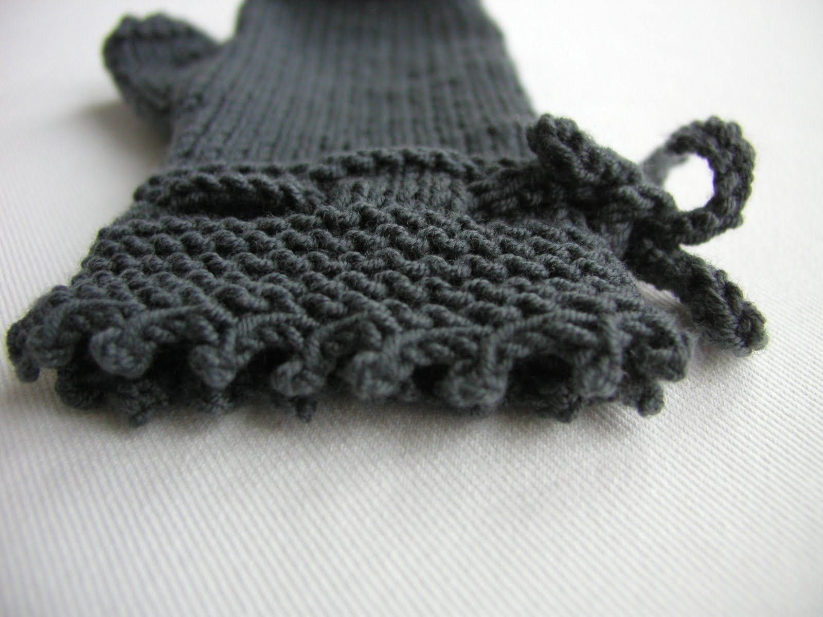 Hand Knitted Things Picot Edge Cast Off