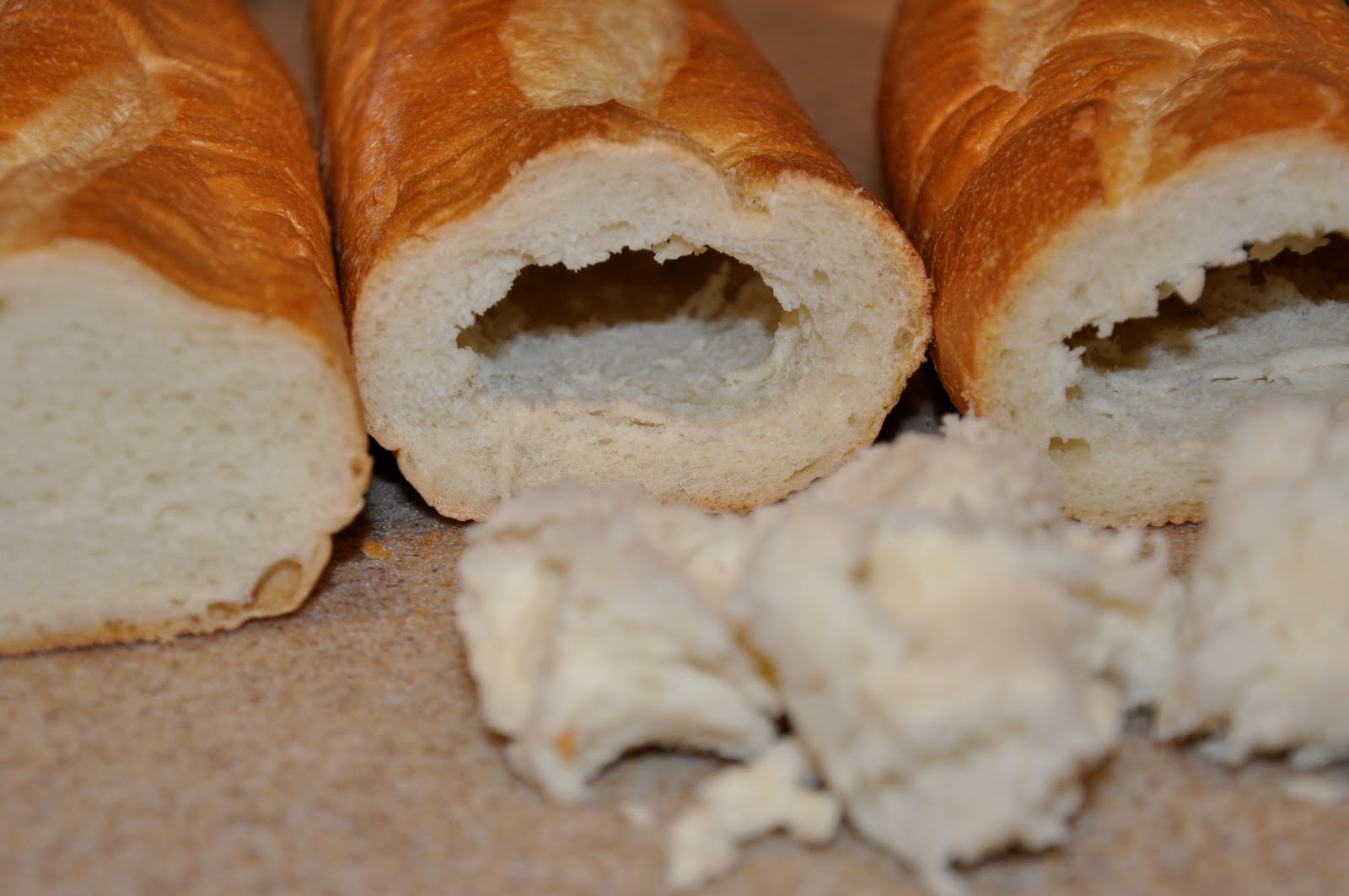 The Changeable Table Stuffed Baguette Bites