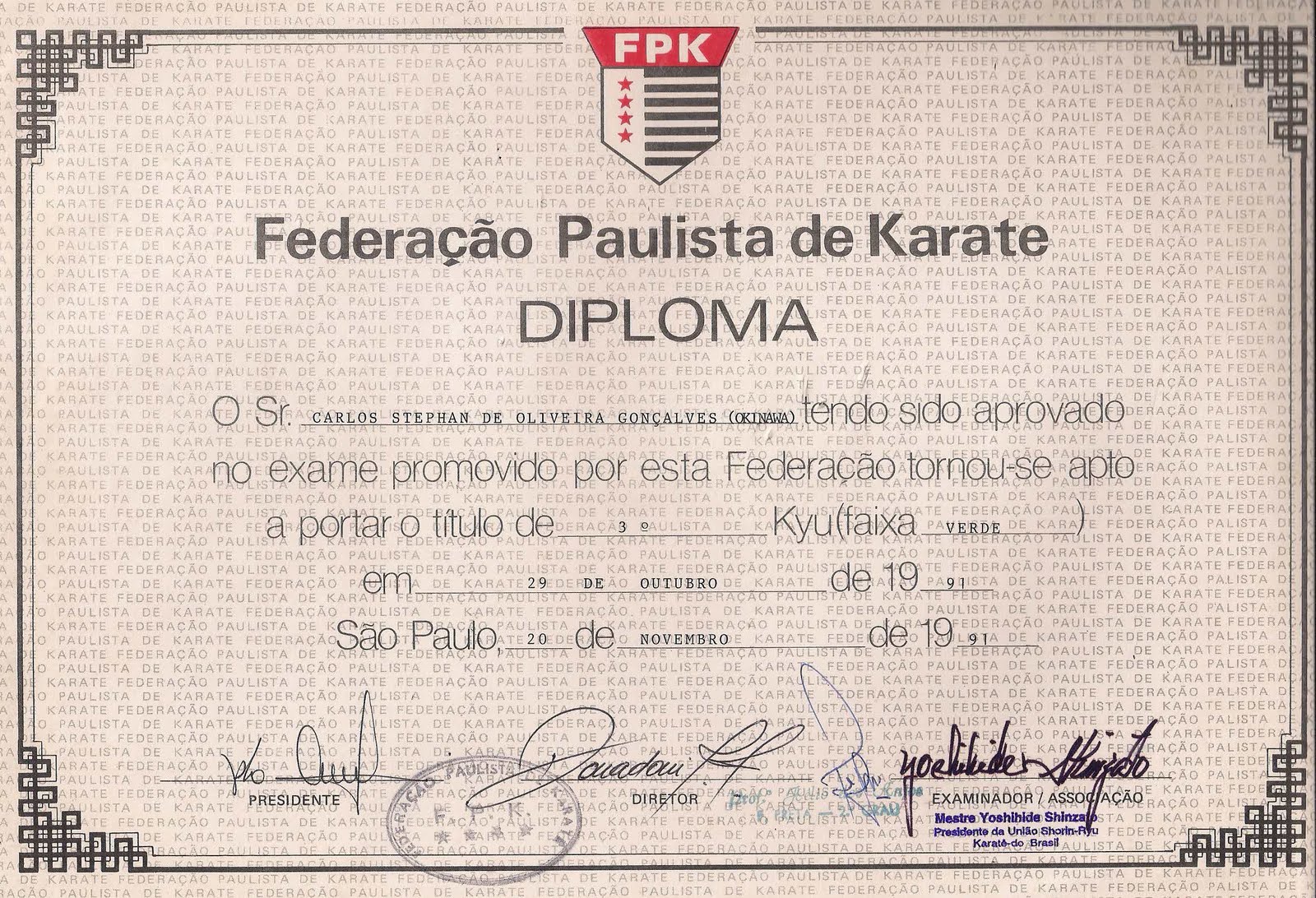 HISTORICO DO PROFESSOR STEPHAN