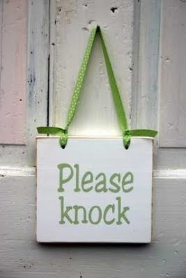 knock please