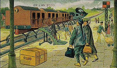 El año 2000 como se lo imaginaban hace 100 años The+electric+train+Paris+Peijing