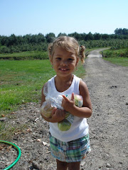 Chloe at MacQueen's Apple Orchard