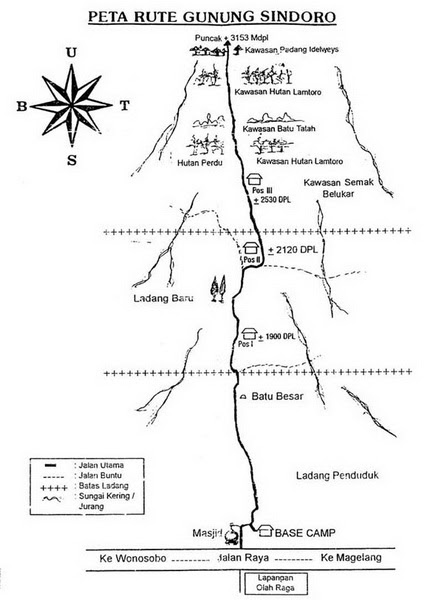 And The Setya: Peta Rute Pendakian Gunung di Indonesia