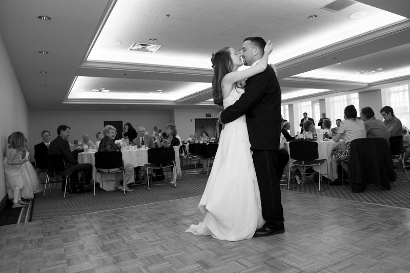 rolling hills country club wedding reception photography