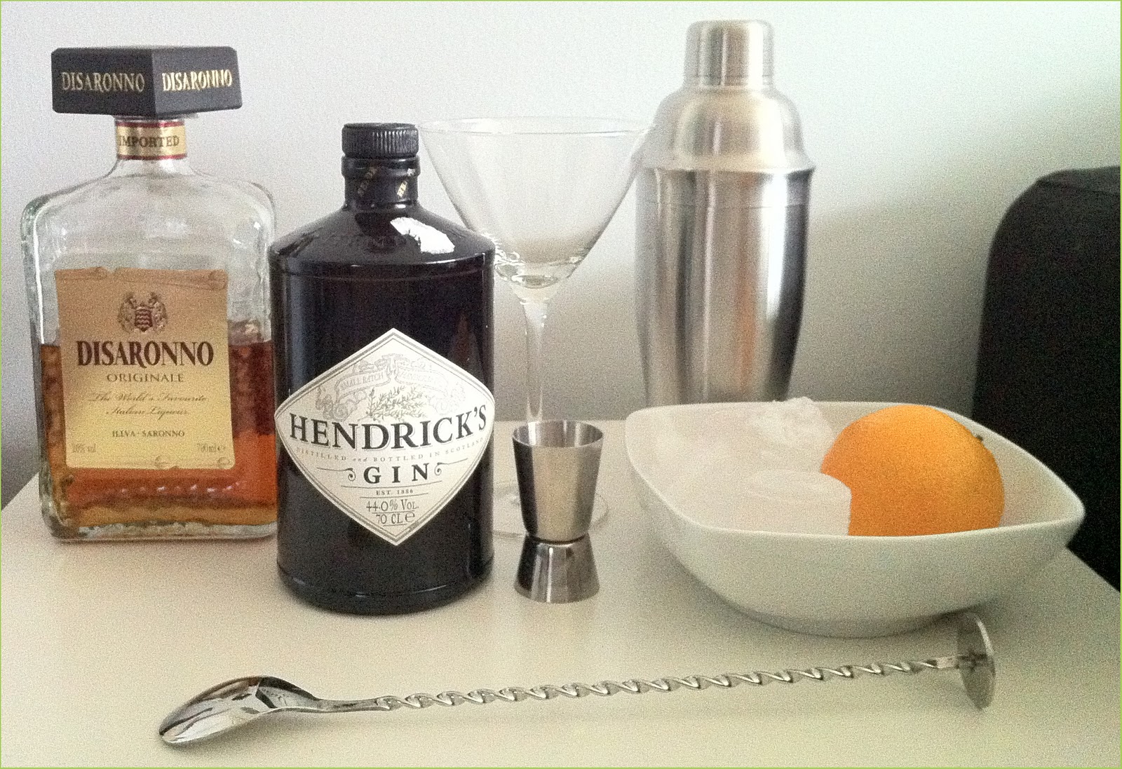 Preparación. Disaronno Martini by Hendrick's The Gin Blog