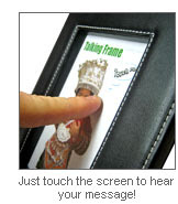 Real Leather Talking Photo Frame