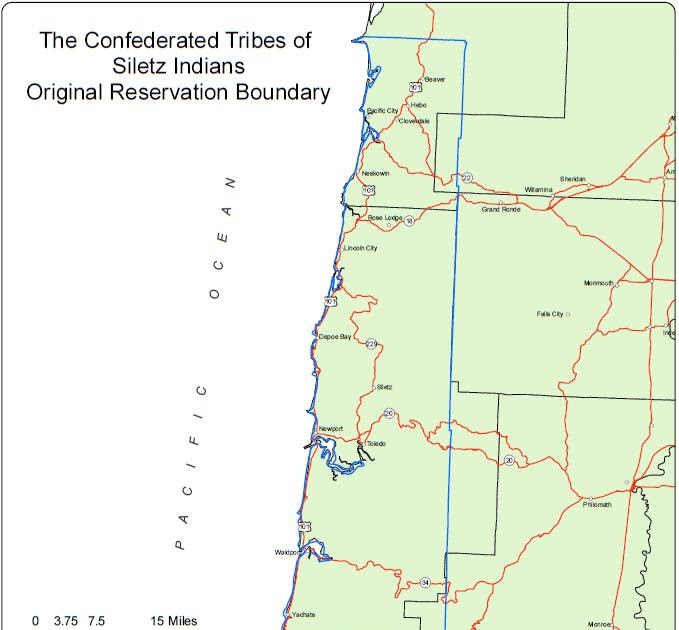 The Siletz Tribe Location