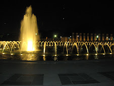 World War II Memorial at Night