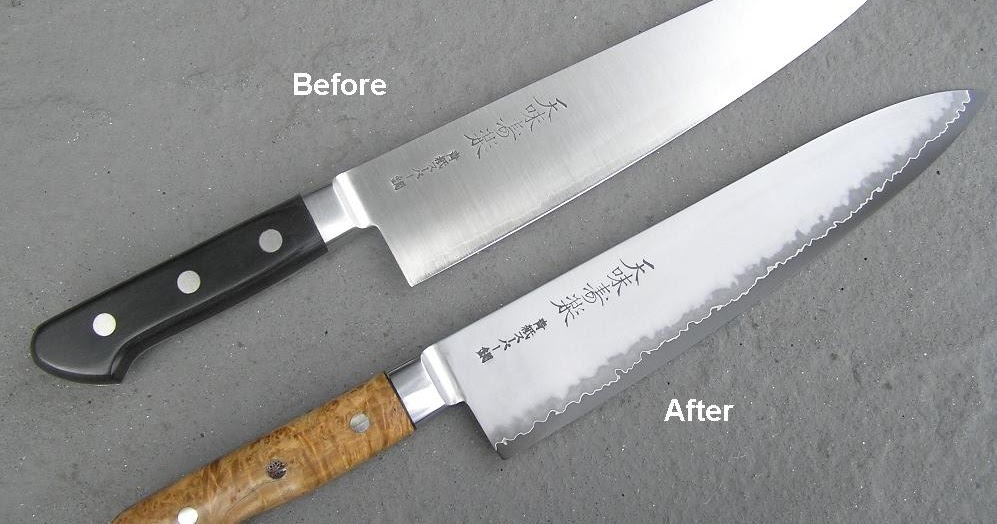 Japanese Knife Sharpening Blog Hiromoto Gyuto The