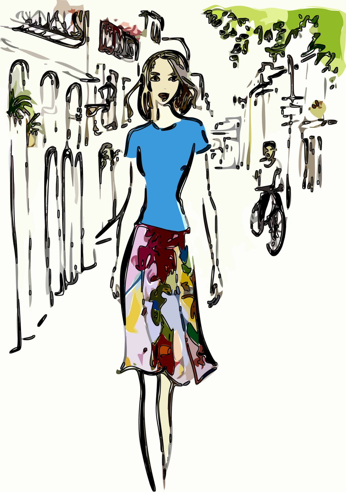 [Portrait-of-a-Woman-Walking-down-the-Street-pop-art.jpg]