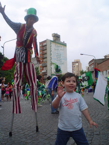 Lu en la fiesta.