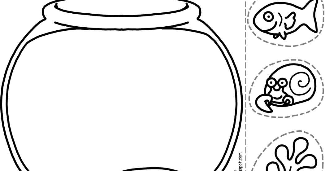 Offer you Your Octopus a Paintbrush (or 8): Slice-and-Colour picture regarding Printable Fish Bowl called Deliver Your Octopus a Paintbrush (or 8): Slash-and-Coloration