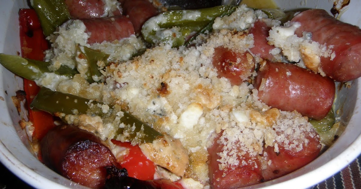 "So what are you making for dinner?" Spaghetti Squash and Kielbasa