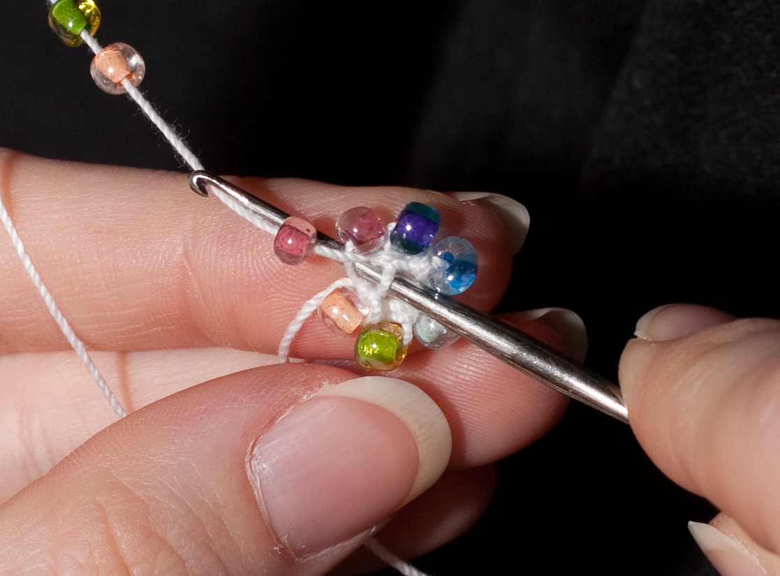 In the Loop How to Crochet a Bead Rope