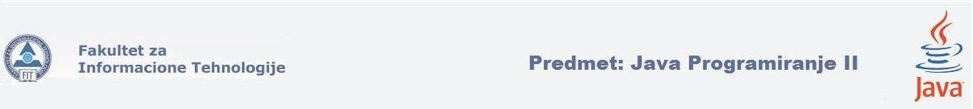 Java Programiranje II