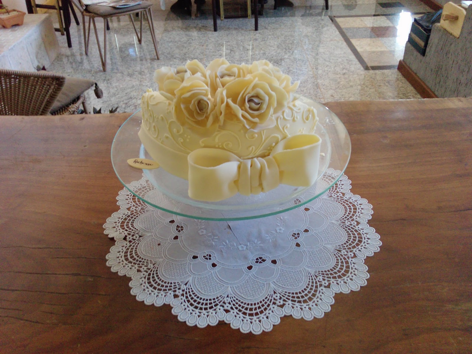 Miss Heloisa Ontem fizemos bodas de Marfim! Catorze anos de casada!