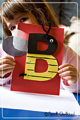 Craft Ideas Letters on Letter B  Bee Craft From Totally Tots