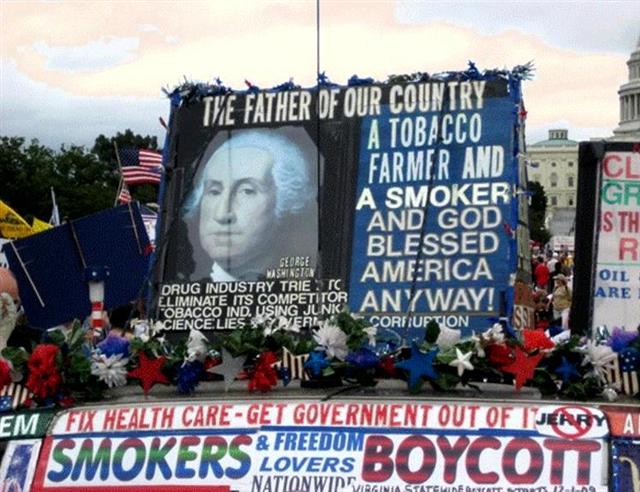 George Washington Smoking