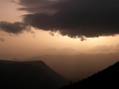 sunset mountains sky nature greece natacha colmez