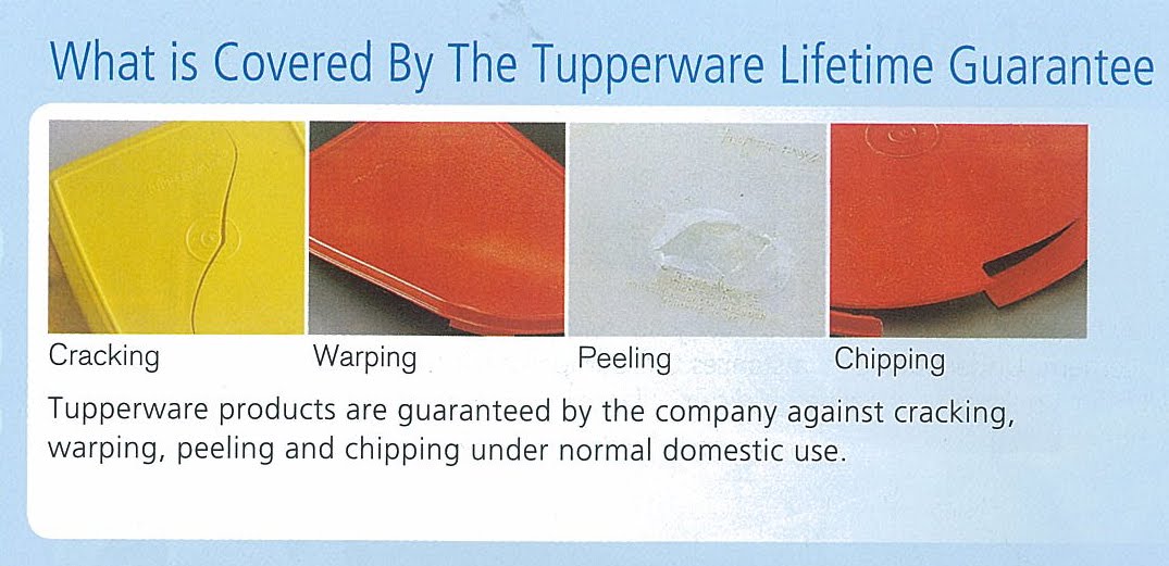 Tupperware Collections Tupperware Lifetime Warranty...
