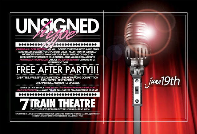 benzibox studios unsigned hype unsigned hype concert series flyers
