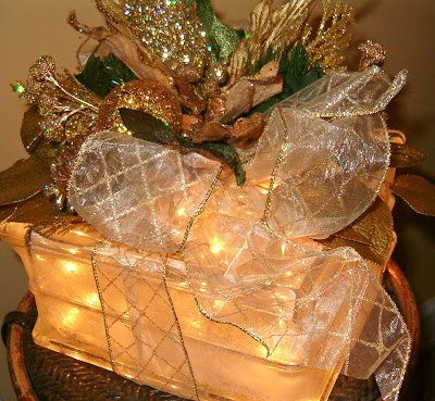 Lighted Glass Block Of Christmas Cheer Southern Hospitality