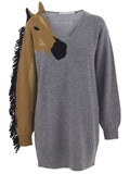 jean charles de castabajac horse sweater dress