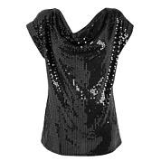 black sequin t shirt