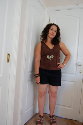 navy shorts