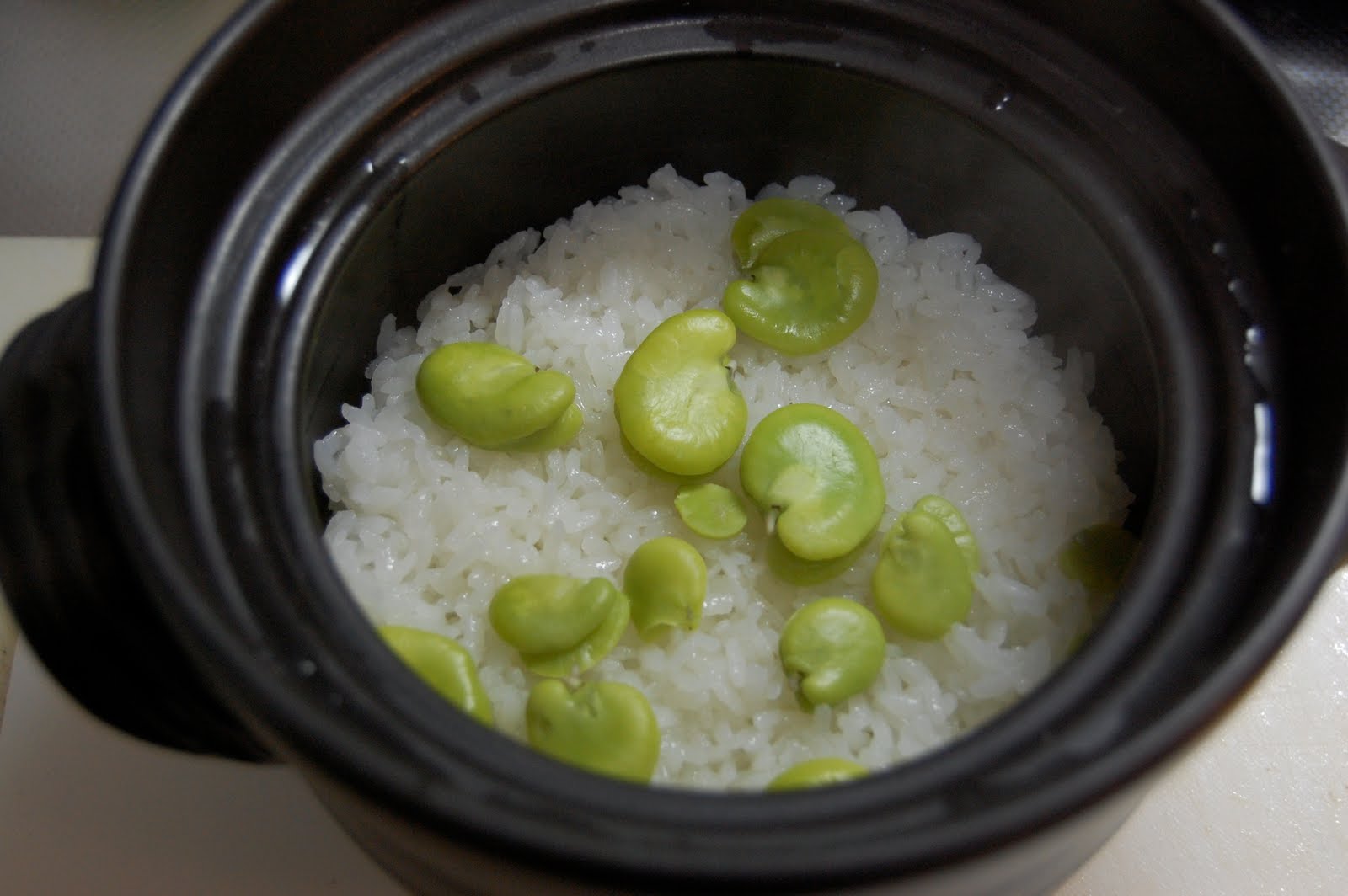 Recipe Soramame Gohan (Fava Beans with Rice) Japanese Cuisine