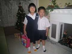 My Brother first day of Primary One