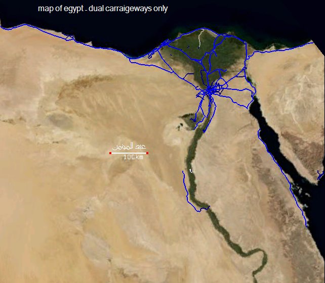 [ET] Egypt road infrastructure • الطرق السريعة و المزدوجة في مصر