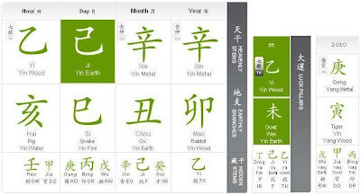 Raymond Domenech's BaZi Chart Raymond Domenech's BaZi Chart