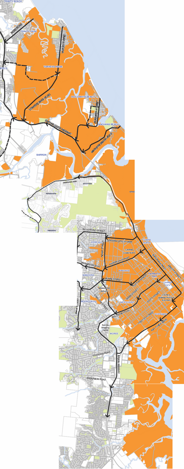 Evacuation Maps for Cairns The Blarg of Fosnez