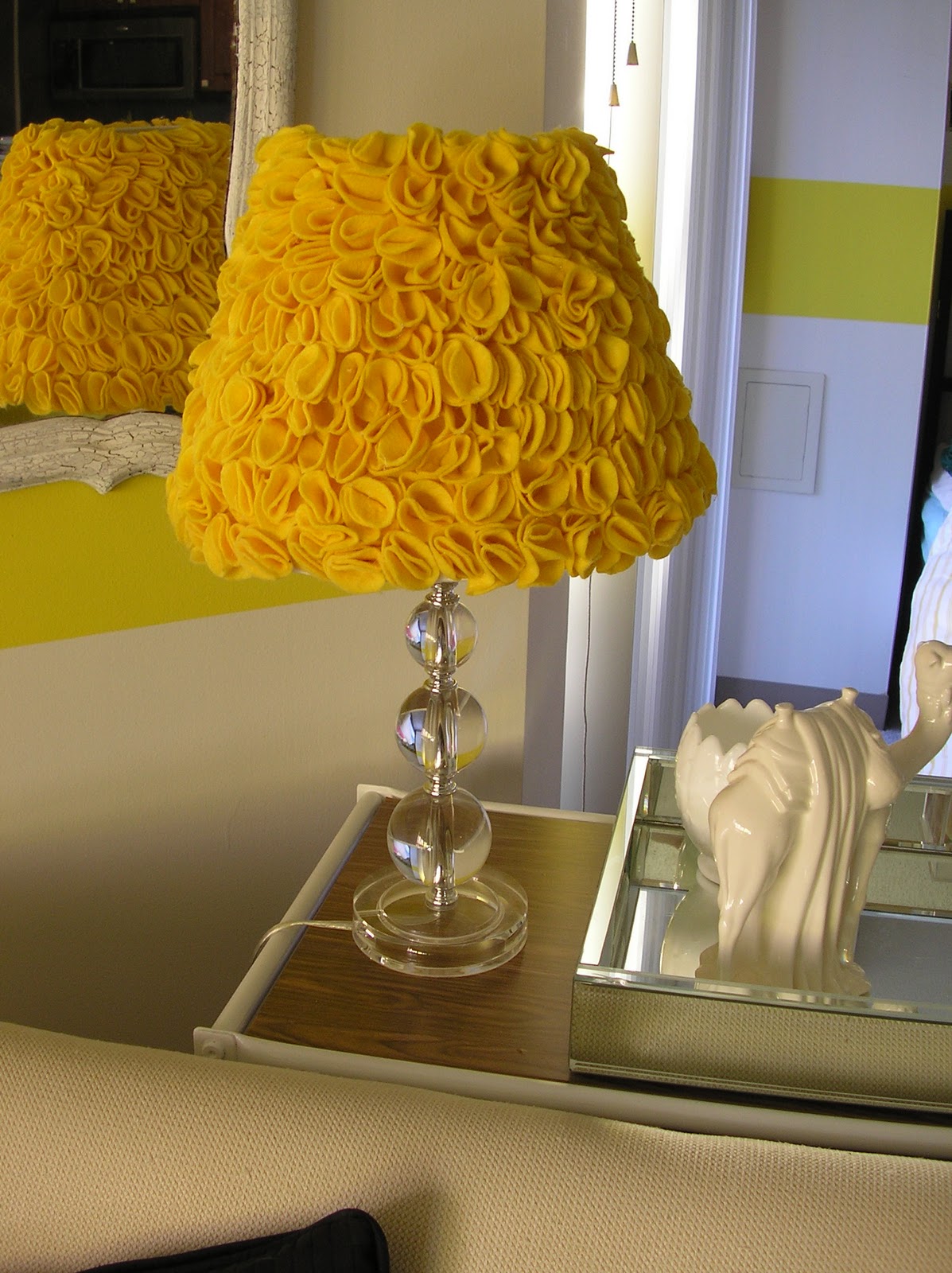 The Designophile DIY Felt Lampshade
