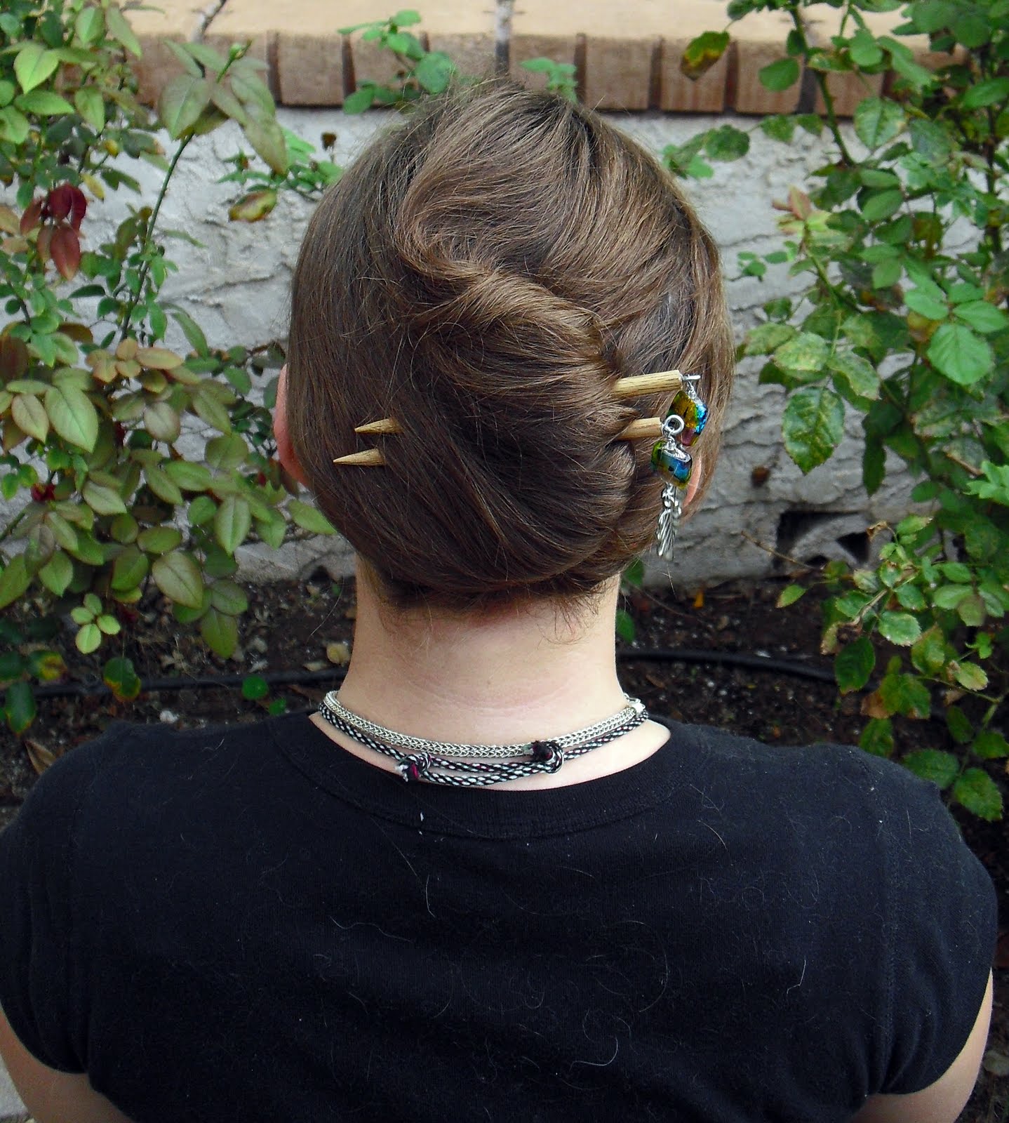 Tangible Daydreams: Tutorial: Using Hair Sticks Pt. 2 : The French Twist