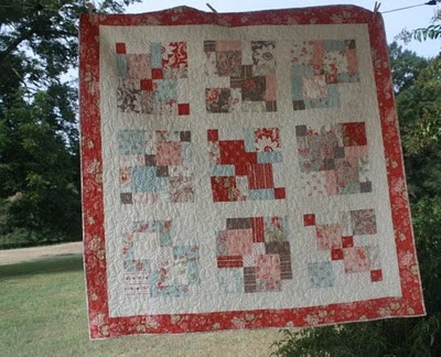 Free Blooming 9 Patch Quilt Pattern