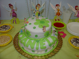 O bolo do meu aniversário quando fiz 8 anos.